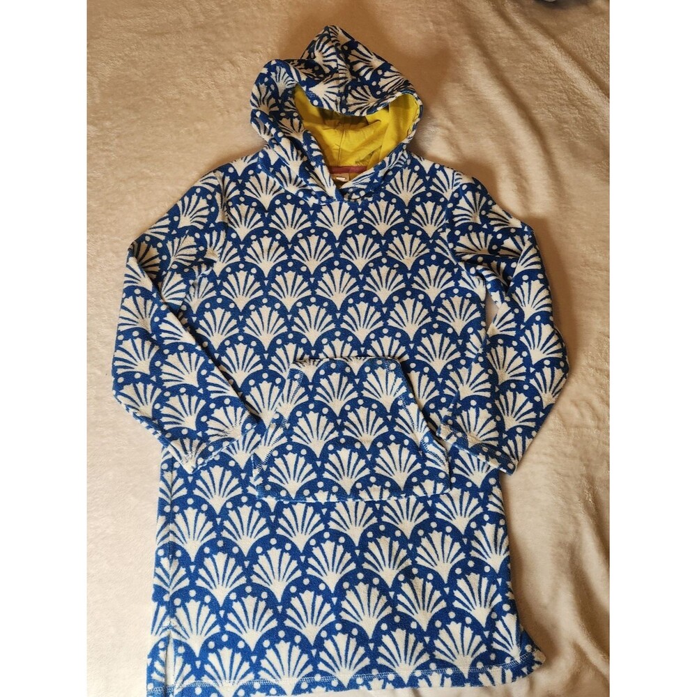 Boden Kids Terry Cloth Hoodie Cover-Up Size 9-10y